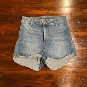 High Waisted Jean Shorts